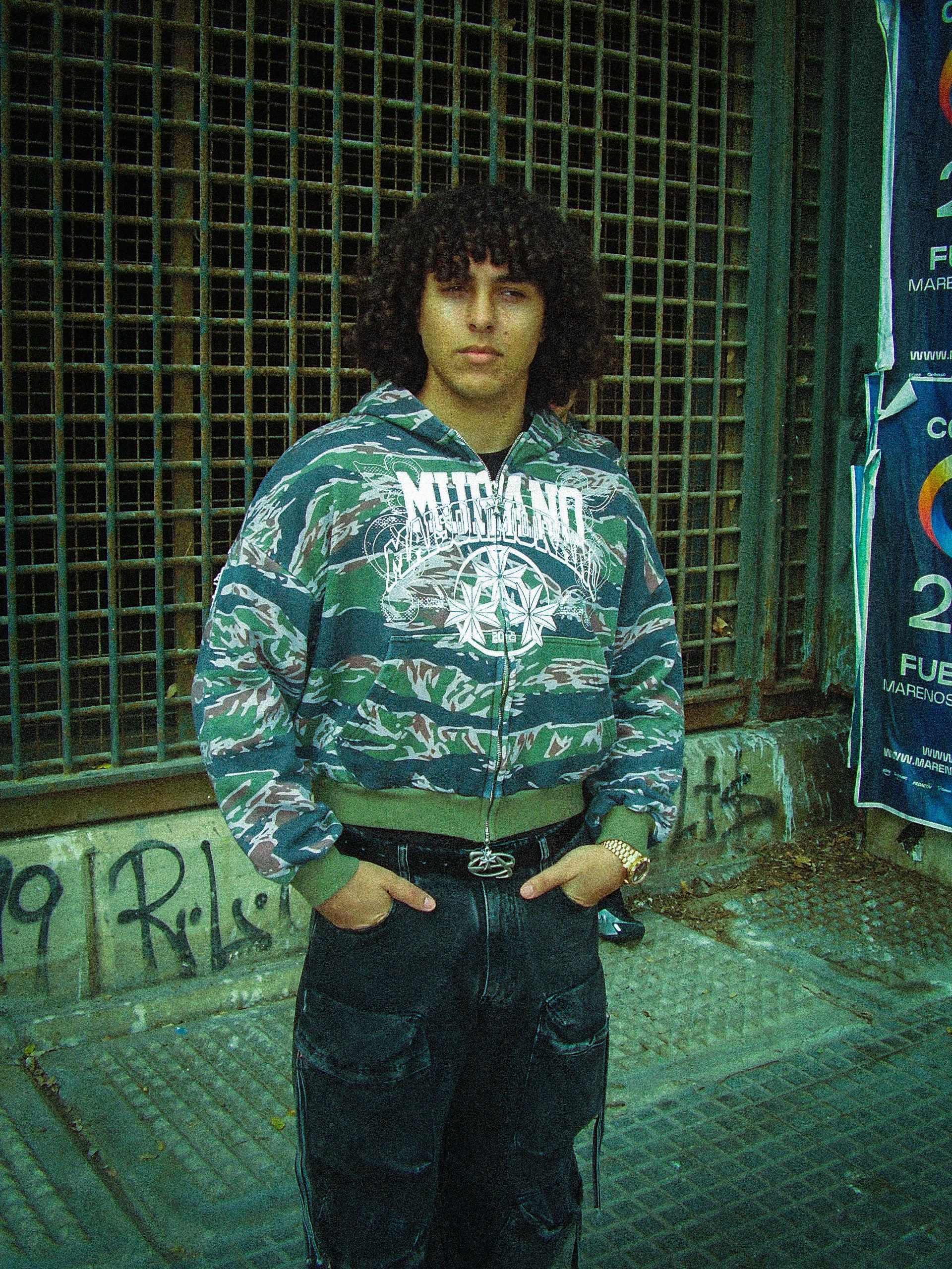 Tiguer Camo Hoodie