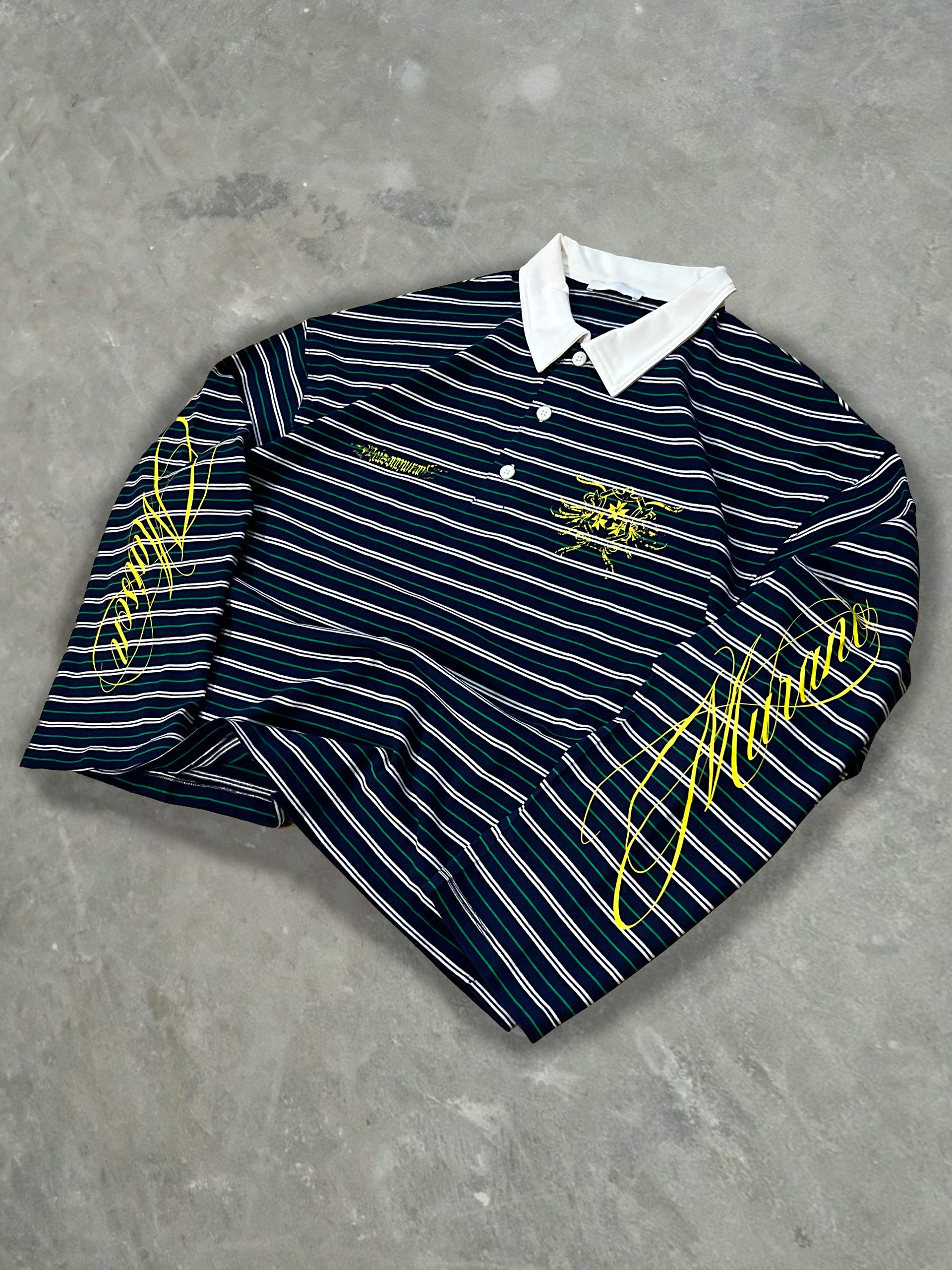 Navy Rockstar Polo